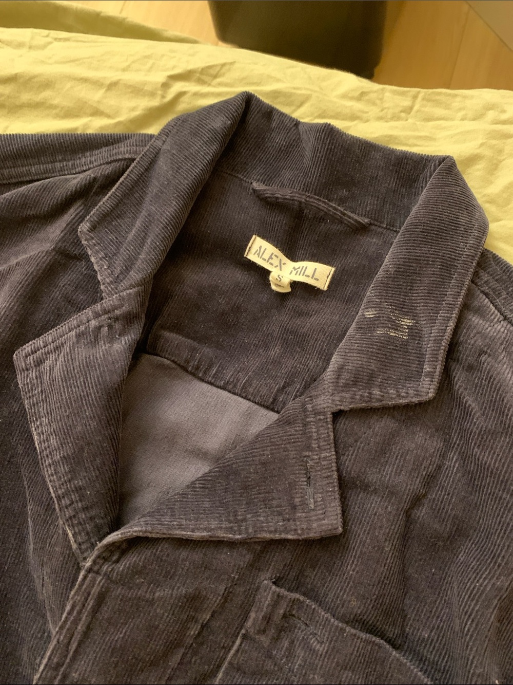 Alex Mill Navy Corduroy Jumpsuit - Picture 2 of 5